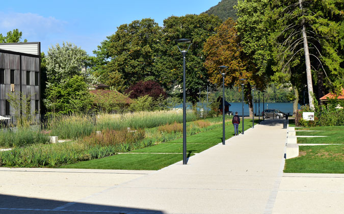 Nantua city Lake Boardwalk